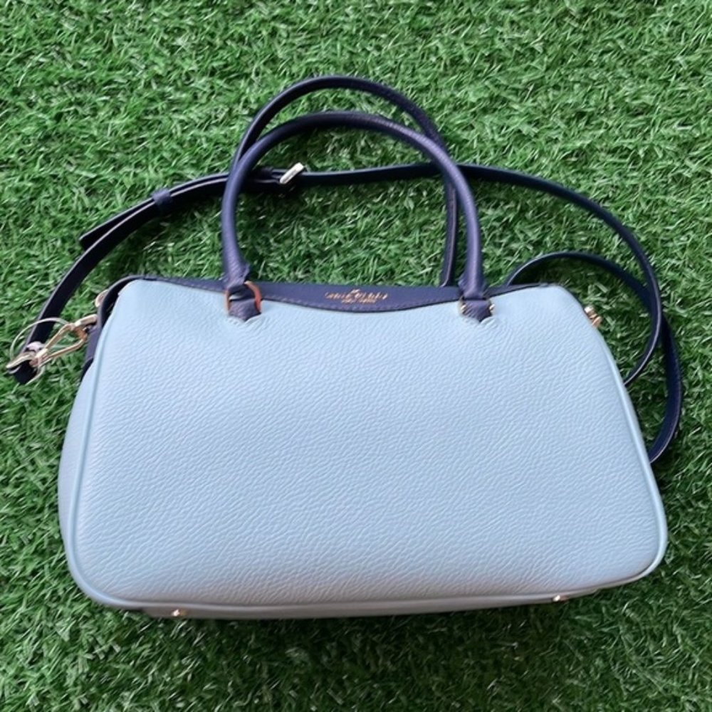 Kate Spade Colorblock Pebbled Leather Mimi Satchel Aphrodite - Picture 1 of 16